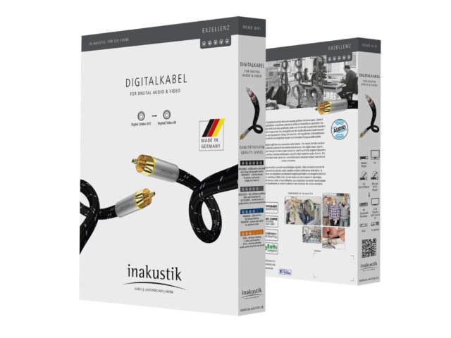 Digital coax-kabel RCA 75 ohm - Excellence - Inakustik