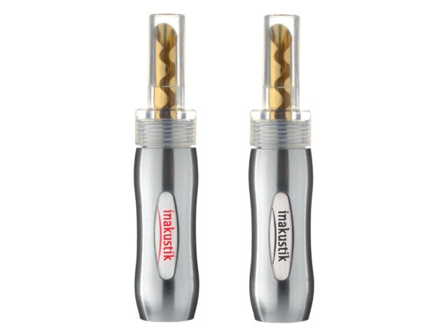 Bananplugg metall 4pk - Excellence - Inakustik