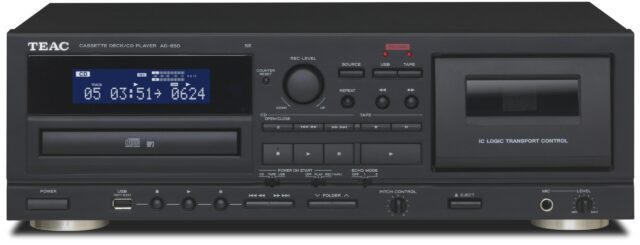 TEAC AD-850-SE kombi kassettspiller / cd-spiller med USB-opptak