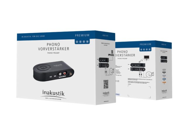 Platespillerforsterker med USB - Premium - Inakustik