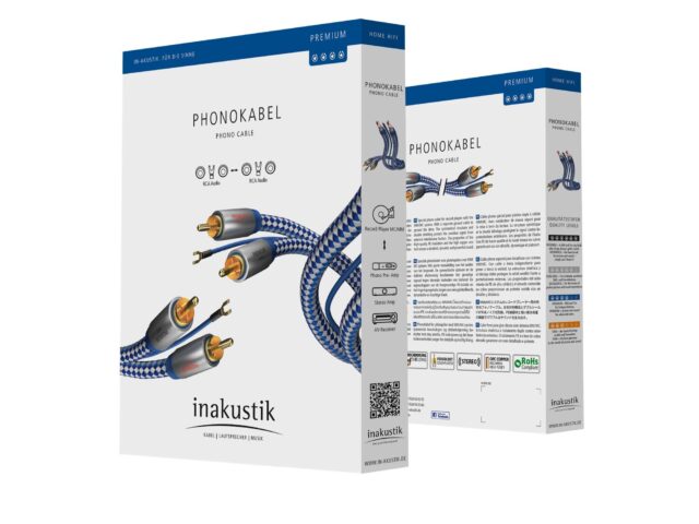Phonokabel / platespillerkabel - Premium - Inakustik