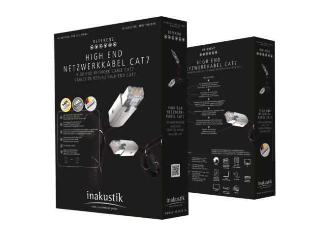 Nettverkskabel CAT7 3m - Reference - Inakustik