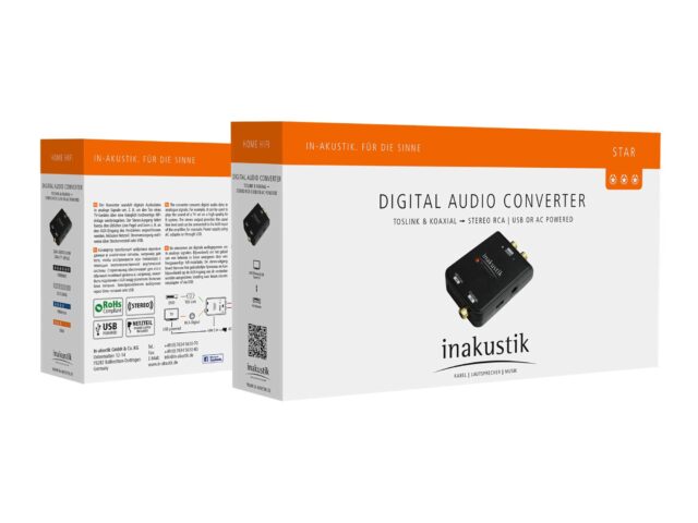 Audio Converter - Digital til analog (DAC) - Inakustik