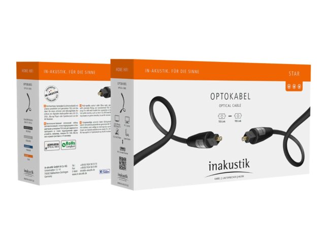 Optisk kabel toslink - Star - Inakustik