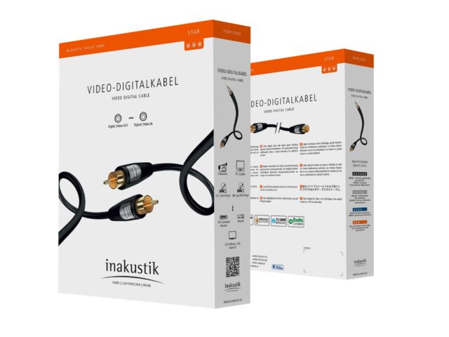 Digital coax-kabel RCA - Star - Inakustik