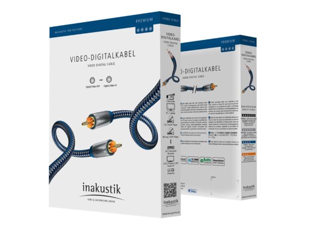 Digital coax-kabel RCA - Premium - Inakustik