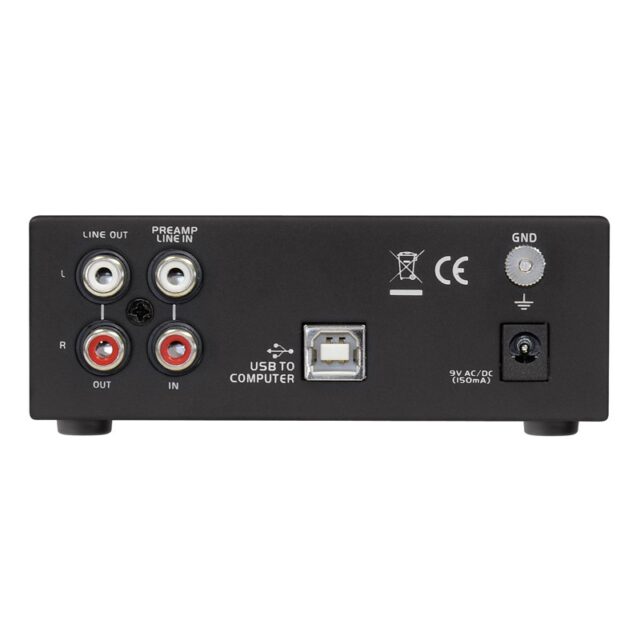 USB-platespillerforsterker inkl. Audacity - Dynavox UPR-2.0