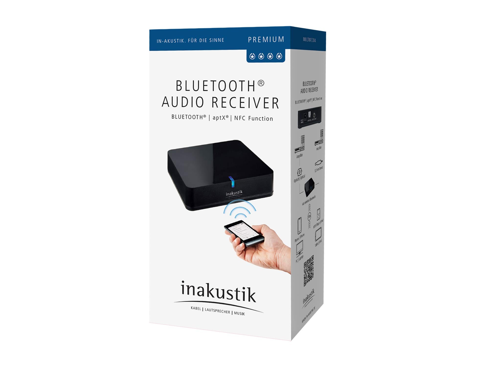 Bluetooth mottaker / receiver - Inakustik