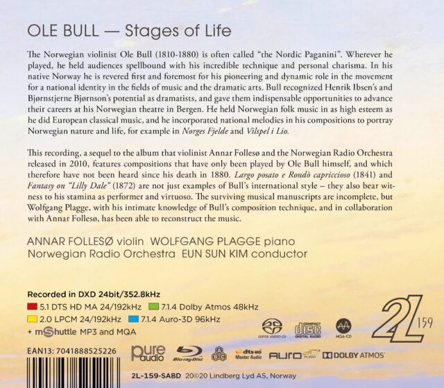 Ole Bull: Stages of Life - Follesø, Annar, KORK (Blu-ray + Hybrid SACD)