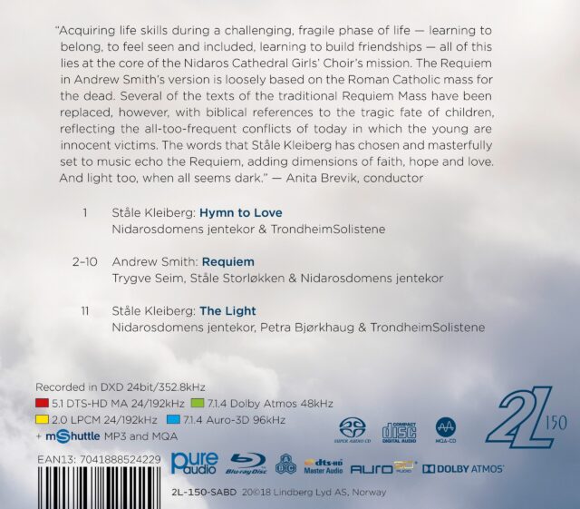 LUX - Nidarosdomens Jentekor, TrondheimSolistene (Blu-ray + Hybrid SACD)
