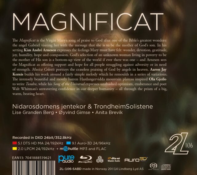 Magnificat - Nidarosdomens Jentekor, TrondheimSolistene (Blu-ray + Hybrid SACD)
