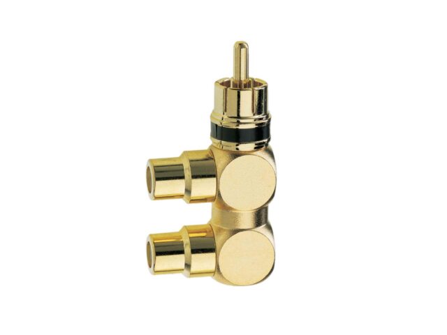 RCA-RCA Y-splitt adapter 2pk - Inakustik