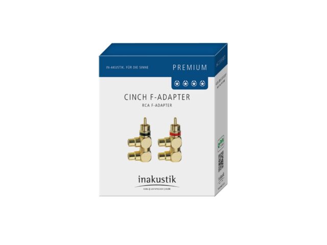 RCA-RCA Y-splitt adapter 2pk - Inakustik
