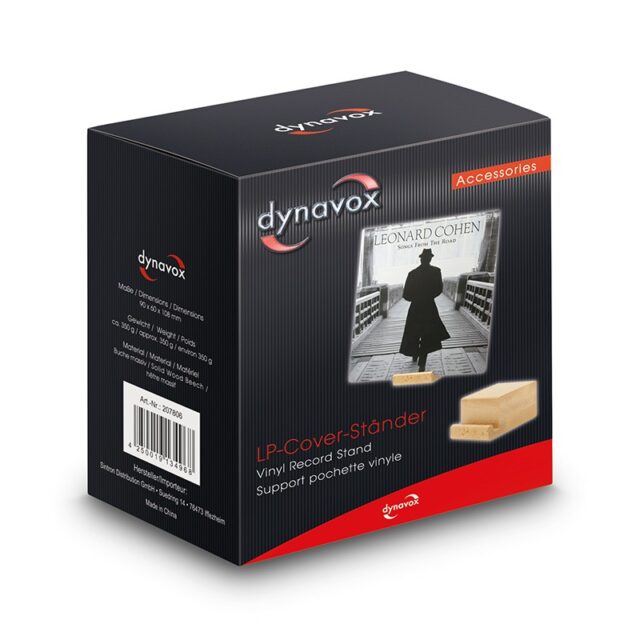 Vinyl- og CD-stativ heltre bøk - Dynavox