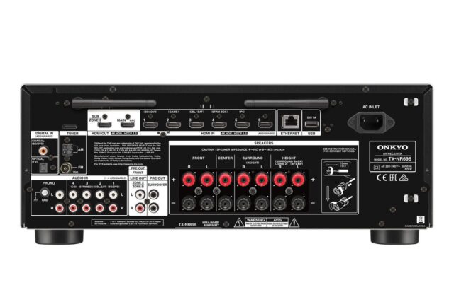 Onkyo TX-NR696 hjemmekinoreceiver - 7.2 kanaler