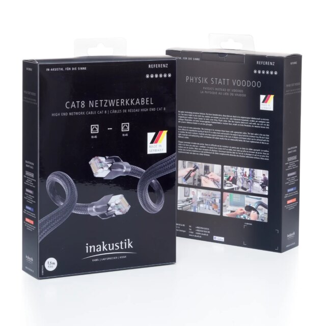 Nettverkskabel CAT8.1 - Reference - Inakustik
